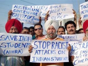 Indians Protesting Racism in Australia