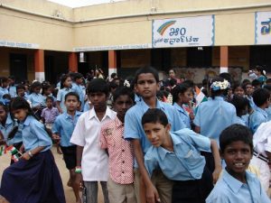 School Children in a government school in Bangalore
