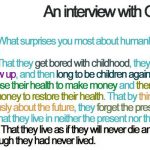 You Have Only One (life)