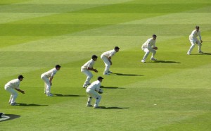 A sight only possible in Test Cricket