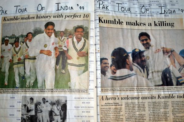 kumble 10 wickets